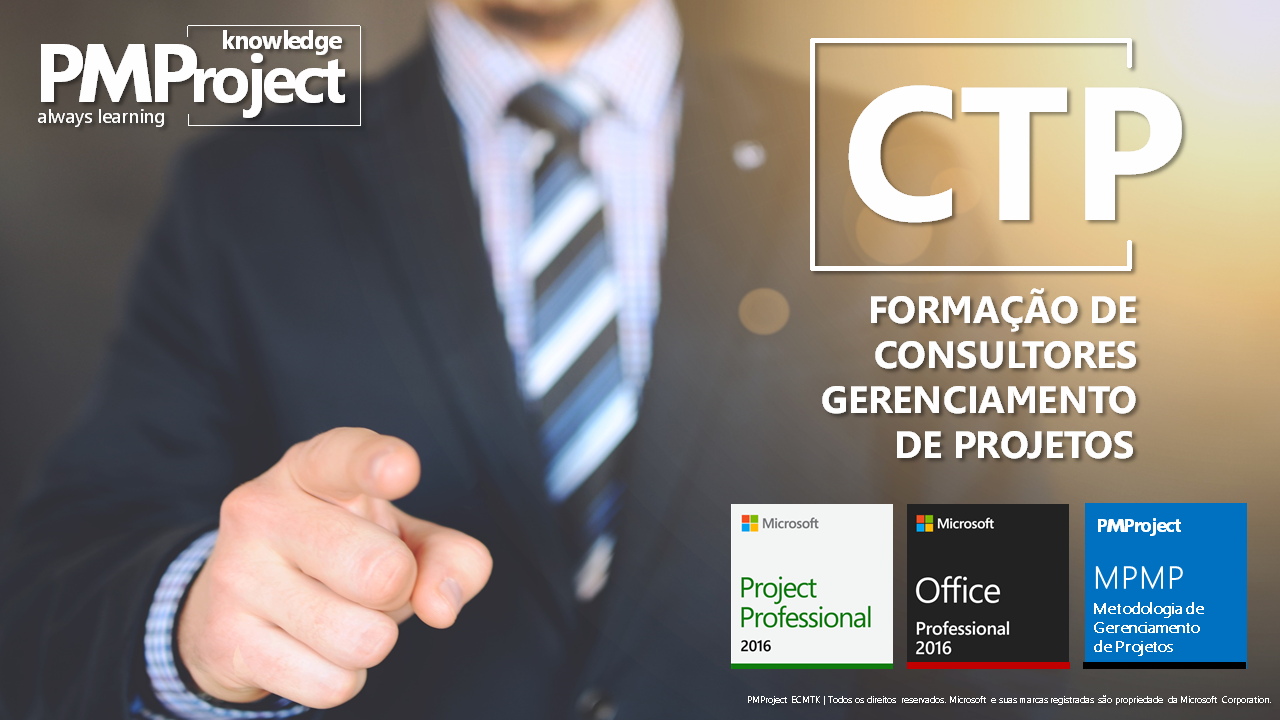 CTP – Formação de Consultores em Gerenciamento de Projetos – PMPROJECT ...